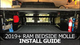 Bedside MOLLE Rack Installation  2019+ RAM 1500/2500