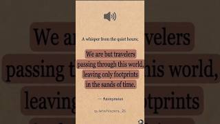 Footprints in the sands of time. 👣#quotes #anonymous #life#journey#wisdom#shortvideo#peaceful#shorts