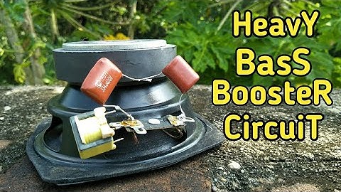 Heavy Bass Booster low pass filter circuit||Bass Increase Circuit for Amplifier without IC.