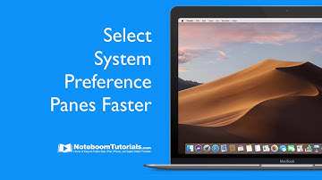 Open System Preference panes faster on the Mac
