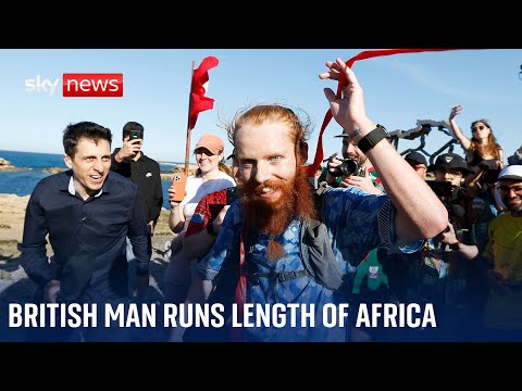 British man Russ Cook runs entire length of Africa