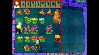 Plants Vs Zombies - Puzzle - All your brainz r belong to us Walkthrough [HD]