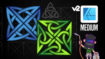 Affinity Designer v.2 Tutorial - Shape Builder Tool - designing Celtic Knot patterns