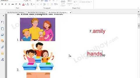 Tiếng Anh 2 I Learn Smart Start (Đề Thi Học Kì 1)