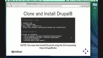 Introducing the Drupal 8 Console scaffolding module generator -- Jesus Manuel Olivas