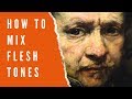 How to Mix Flesh and Skin Tones Easily (Oils or Acrylics)🎨🎬