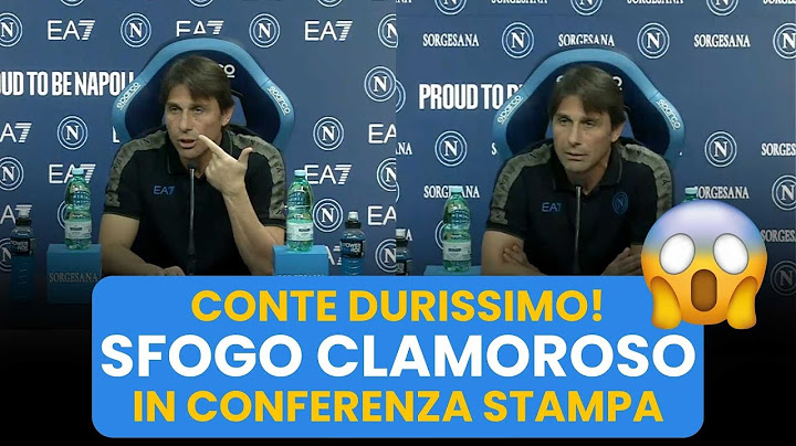 CONTE DURISSIMO IN CONFERENZA 💥 | "TUTTE CAZ*ATE": la verità sul futuro del NAPOLI 🤯