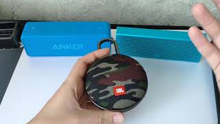 Сравнение Колонок Anker SoundCore 2 с JBL Clip 3 vs Xiaomi bluetooth speaker