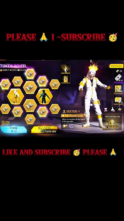 New Top Criminal Ring Spin Free Fire🤯 | Free Fire New Event | Ff New Event Today | Ff New Event 🎁💝