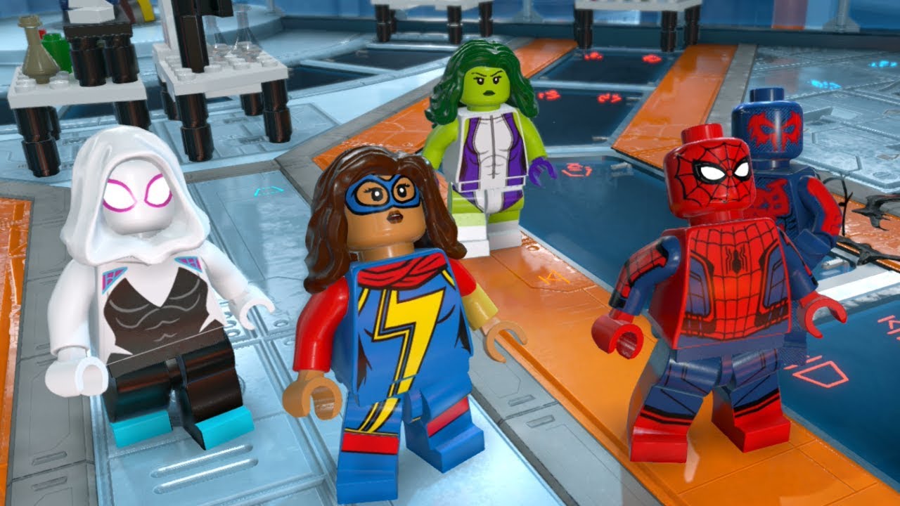 Lego Marvel Super Heroes 2 Part 11 Symbiote Surprise Spider Gwen Spider Man 2099 She Hulk Carnom