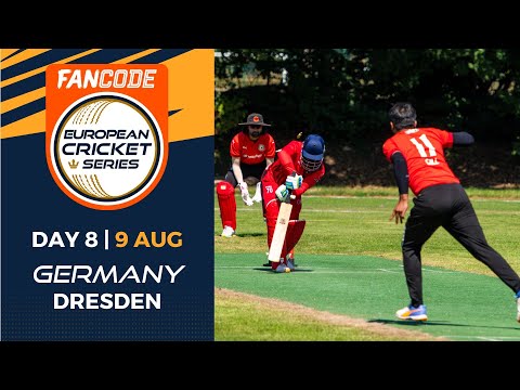 🔴 FanCode European Cricket Series Germany, Dresden, 2022 | Day 8 | T10 Live Cricket