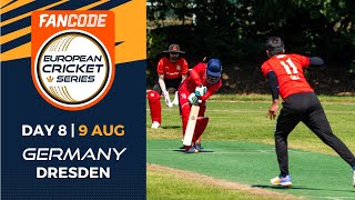 FanCode European Cricket Series Germany, Dresden, 2022 | Day 8 | T10 Live Cricket