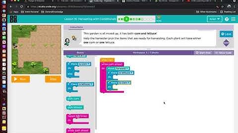 Coding Lesson 15:Harvesting with Conditionals