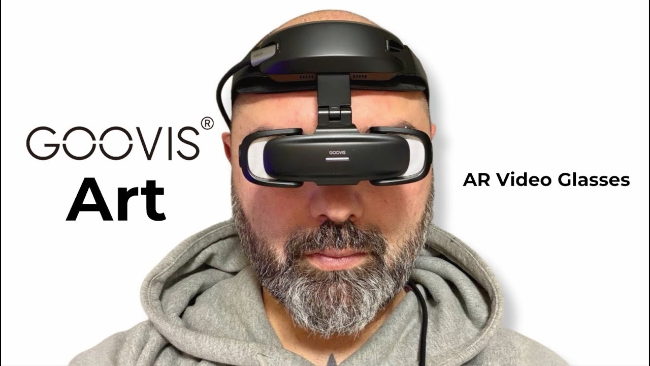 GOOVIS Art AR Video Glasses – 110″ Virtual Cinema Headset