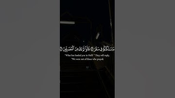 القارئ/ #ياسر_الدوسري                                                       #quran   #قرآن   #المدثر