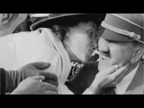 Adolf Hitler kissed by American woman in shocking video