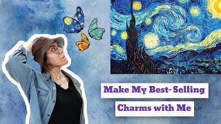  STARRY NIGHT CRAFTS✨Make My Best-Selling CHARMS with Me💙 