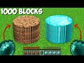 1000 DIRT BLOCKS vs 1000 DIAMOND BLOCKS in Minecraft ! WHAT IS BETTER ?