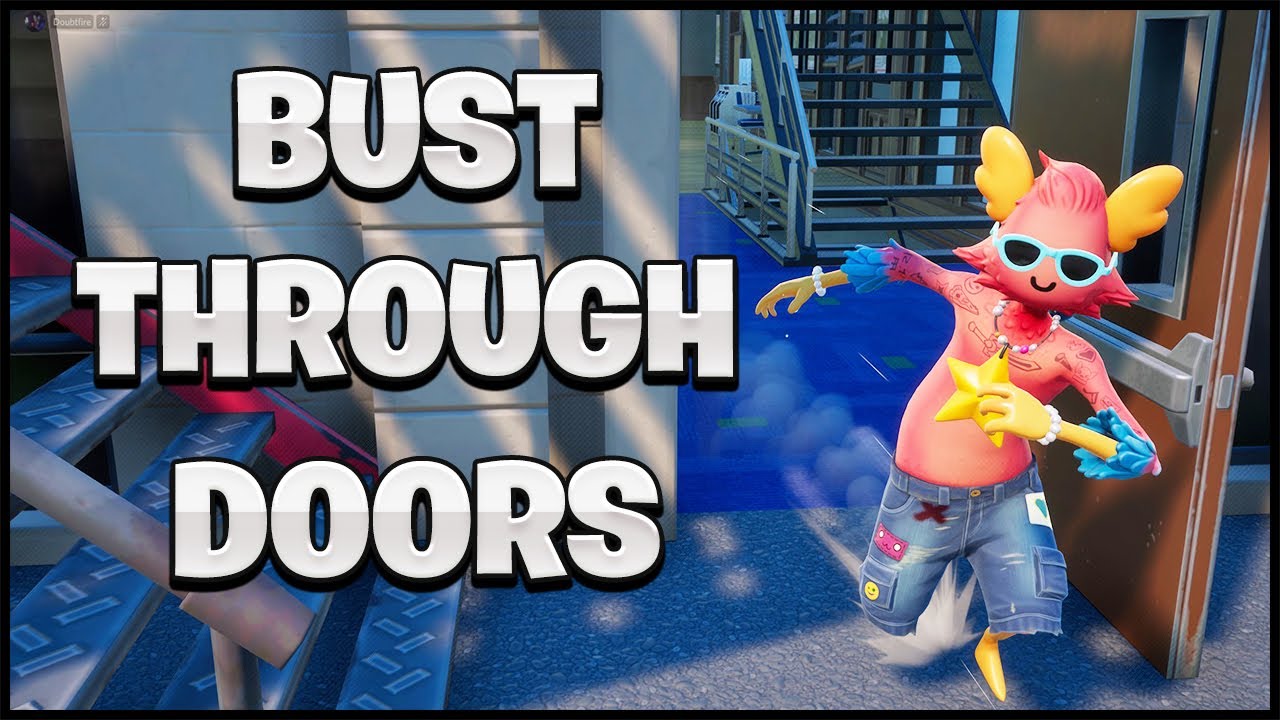 Bust Through Doors at Different Neighborhoods Fortnite No Sweat