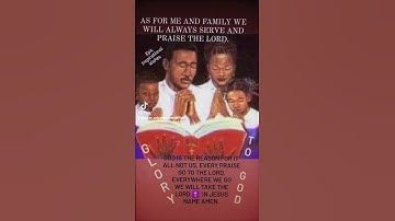 Thumbnail of EVERY PRAISE IS TO OUR GOD✝️ #gloryhallelujah #godisamazing#praiseandworship#afamilythatprays#share