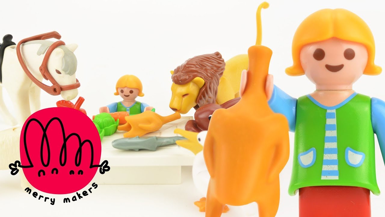 Playmobil Story for Kids I love eating! YouTube