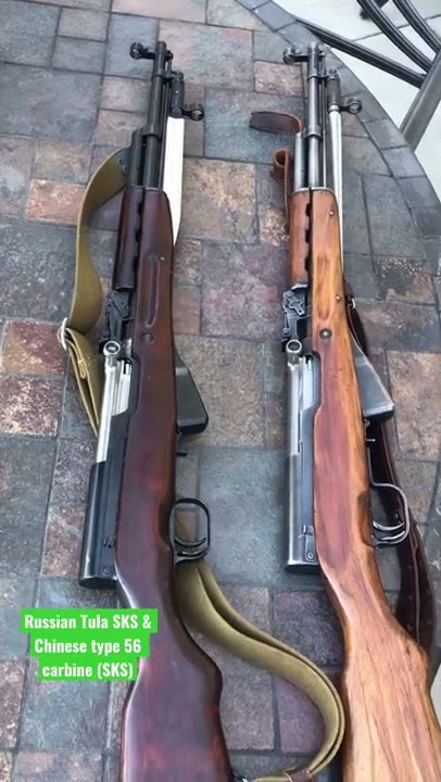 Quick history SKS (Russian Tula SKS & Chinese Type 56 SKS) #shorts