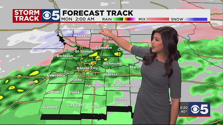 FORECAST: Scattered showers possible Sunday, a messy Monday ahead