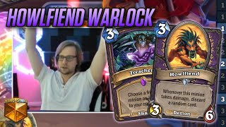 HOWLFIEND WARLOCK! - The Deck to Piss Off Your Opponent | Savjz Hearthstone