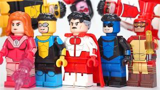 LEGO Invincible | Omni-Man | Omnivincible | Capevincible | Rex Splode Unofficial Minifigures KDL857
