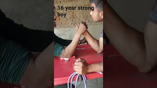 16 years strong boy  arm wrestling #explore #trending #viral #reels #instagram #comedy #for