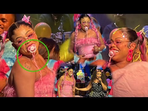 Tetine dans la bouche, Mame Ndiaye Savon fait une surprise à viviane et débarque avec son cadeau
