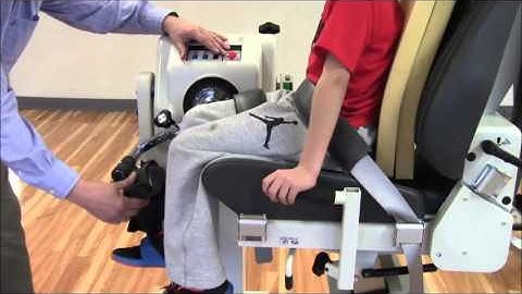 Using Pediatric Knee and Shoulder Attachments with the Biodex System 4