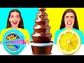 Dfi de la fontaine  chocolat  bataille comestible par 4fun challenge