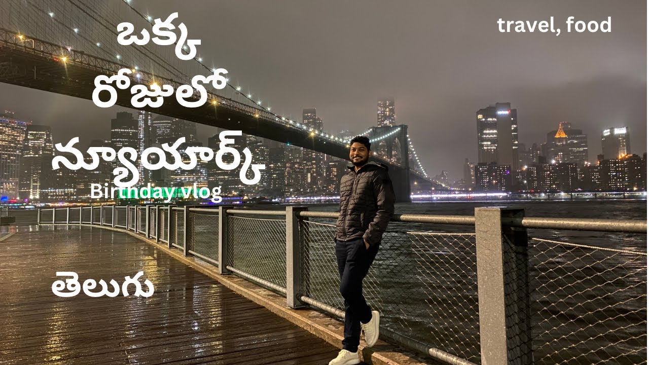 ఒక్క రోజులో న్యూయార్క్(places,food) || Telugu USA travel vlog