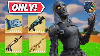 Fortnite... BUT I ONLY Used MYTHIC Weapons! (season 2)