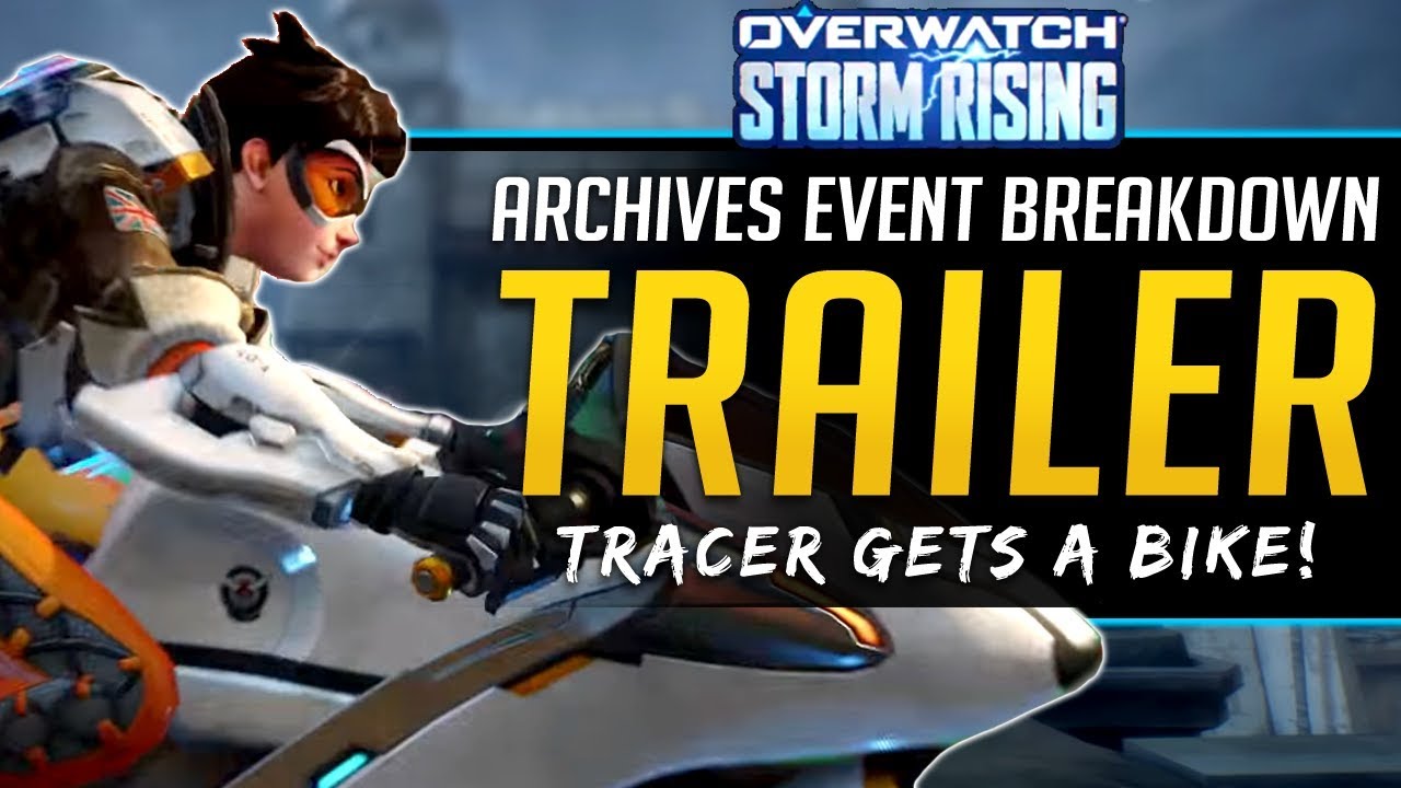 Overwatch's new Storm Rising trailer features Tracer on a bike