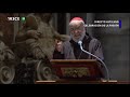 Homilía del Cardenal Raniero Cantalamessa ante Papa Francisco en celebración de la Pasión, 2-4-2021