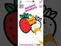 Red Sweet Strawberry ASMR Coloring🍓 | No Talking | Super Relaxing #asmr #shorts
