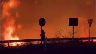 Incendios en Ourense. Outar de Pregos, en O Bolo. "Vivimos momentos que no olvidaremos nunca"