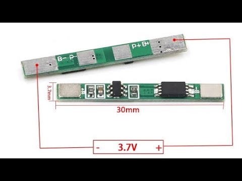1s BMS for 18650 Battery - YouTube