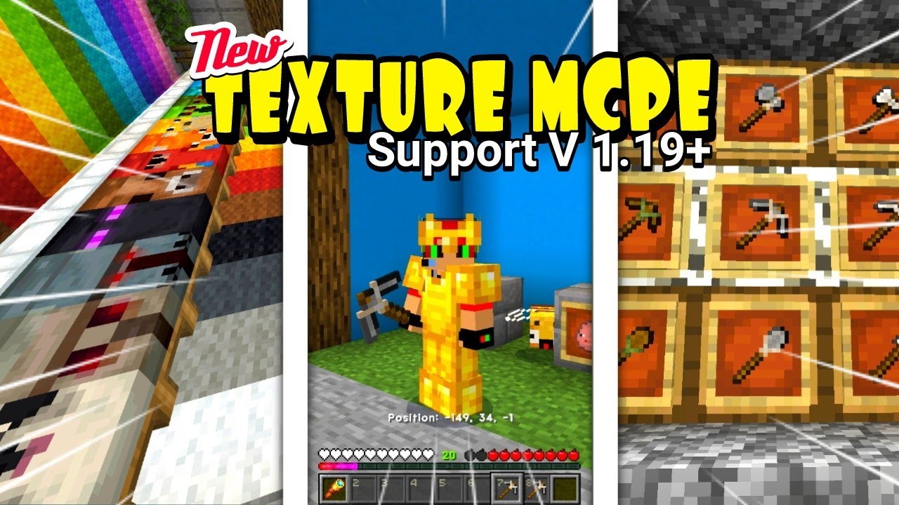 Top 1 Texture pack MCPE || Ringan cocok untuk survival | Support V1.19 ...