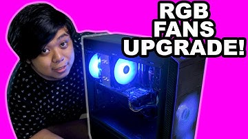 I UPGRADED TO RGB FANS! DeepCool RF120 Unboxing and installation