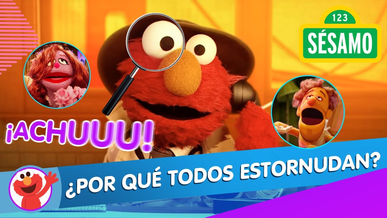 ⁣Plaza Sésamo: El detective Elmo y los Misteriosos Estornudos | El Musical de Elmo