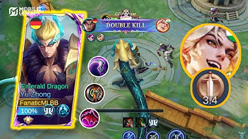 YU ZHONG - FINALLY MET A PRO LUKAS IN EXP LANE MADE FEEDER ⚡| YU ZHONG BEST BUILD 2025 | fanaticMLBB