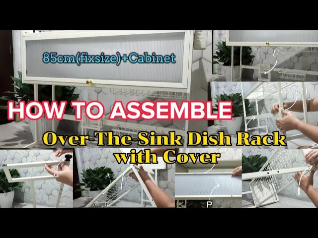 How to Make a Wall Mounted Dish Drying Rack - DIY Danielle®