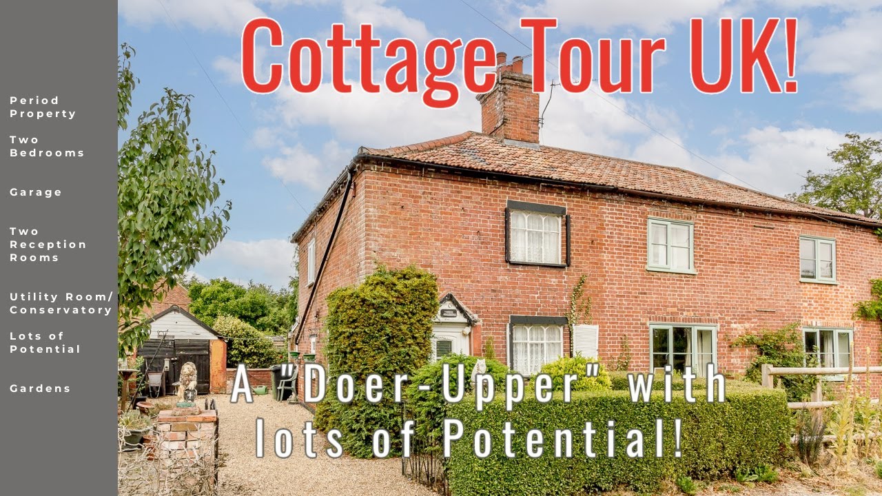HOUSE TOUR UK A DoerUpper! For Sale £180,000 Ovington, Norfolk with