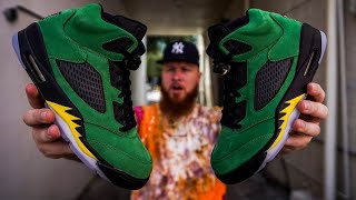 HOW GOOD ARE THE JORDAN 5 OREGON SNEAKERS?! (Early In Hand Review)
