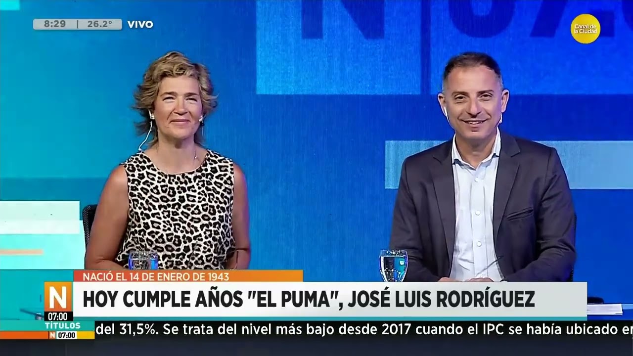 Hoy cumple años "El Puma", José Luis Rodríguez │N7:00│ 14-01-26