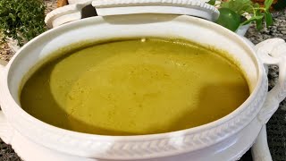 zucchini spinach soup/شربة القرع الاخضر والسبانخ