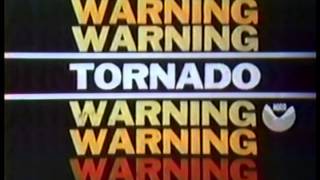 Tornado Warning Bulletin From 1984,1986